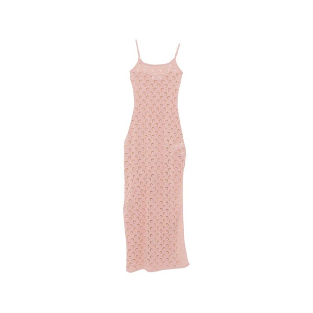 Marine Serre Women Moon Devore Long Dress
